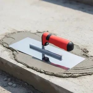 High Carbon Steel Square-Notched Trowel with Rubber Handle for Drywall Masonry Construction - TANGSHAN MIRACLE IMPORT AND EXPORT CO., LTD. - China
