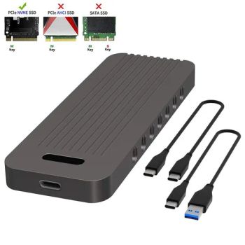 M. 2 Nvme SSD to USB 3.1 Type C Enclosure Case Color Black Origin China Capacity 250GB Trademark HDTDK Warranty 1 Year Interface USB3.1 - Shenzhen Handa Electronics Technology Co., Ltd - China