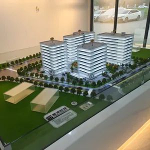 3D High-End Industrial Park Community Public Service Facility Planning Architectural Model - Guangzhou Tranka Digital Model Co., Ltd. - China