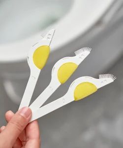 Bathroom Clean Home Tool Toilet Durable TPR Cleaning Silicone Toilet Brush with Holder Smart Toilet Brush Sprinkler Brush Toilet Cleaning Brush Disposable Nozzl - Market Union Co. Ltd. - China
