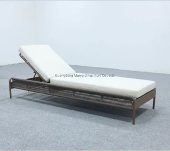Rope Weaving Outdoor Chaise Lounge Furniture Sunbed Sun Lounger - Guangdong Maryard Furniture Co., Ltd. - China