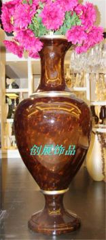 Wooden Vases Very Large Marble Vases for Garden (HP-1005B146) - Taizhou Chuangzhan Home Decoration Co., Ltd. - China