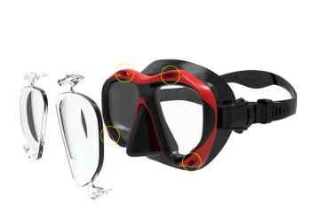 High Quality Unisex Diving Masks with Myopic Lens for Diving - Shenzhen Pengyifa Precision Mould co., Ltd. - China