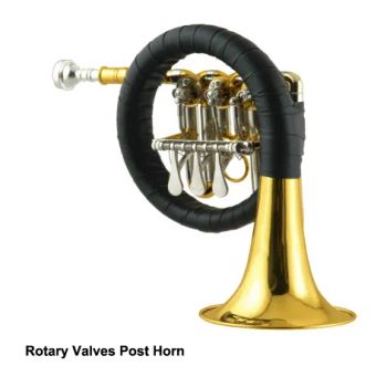 3 Rotary Valves Post Horn Key Bb Age Adult Case Wood Kind Trumpet Bore 11.66mm Trademark OEM HS Code 9205100090 Model NO. - Tianjin H&W Instrument Co., Ltd. - China