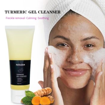 Moisturizing Freckle Removing Anti Aging Deep Cleansing Gel Turmeric Facial Cleanser - Guangzhou Guocui Biological Technology Co., Ltd. - China