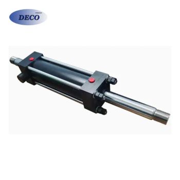 Double Rod End Oil Powered Piston Type Tie Rod Hydraulic Steering Cylinder - Deco Hydraulic & Control Technology Co., Ltd - China