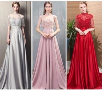 Beaded Lace Bridesmaid Evening Dress Tassels Mother of The Bride Dresses M71034 - Suzhou Leader Apparel Co., Ltd. - China