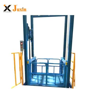 Hydraulic Cargo Lift SJG Blue Gray 4-6mMin 1Y CE ISO 15D Explosion-Proof - Jinan Juxin Machinery Co., Ltd. - China