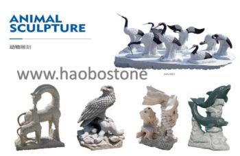 Granite Statues Animal Sculptures for Garden MOQ 1 Set Type Figure Size Middle Style Abstract Material Marble HS Code - Fujian Huian Haobo Stone Company Limited - China