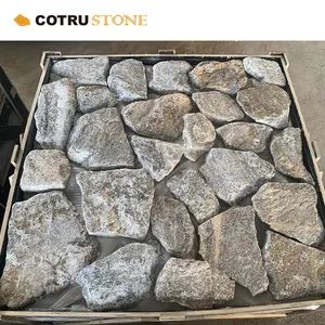 Outdoor Quartzite Slate Garden Patio Wall Grey Limestone Tile - Xiamen Cotrustone Imp. & Exp. Co., Ltd. - China