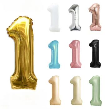 New Designs Numbers Gold Silver Aluminum Aluminum Foil Balloons Party Supplies - Good Seller Co., Ltd. - China