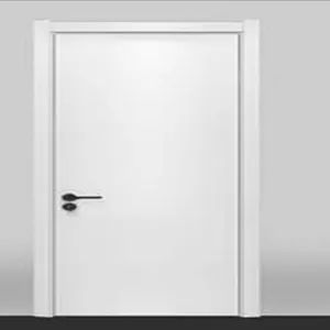 Commercial Hotel Fireproof Wood Exterior Security Doors Color Customized Glass With Glass Open Style Swing Model NO. - Shenzhen Best Sense Decoration Co., Ltd. - China