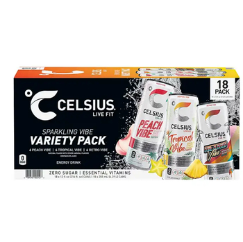 Celsius Vibe Variety Pack, Energy Drink - Njang Investments Limited - Kenya