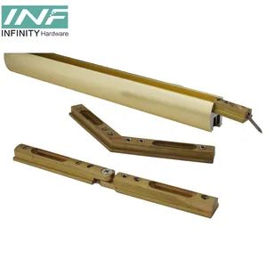 Shower Door 135 Degree Brass Fixed Corner for The Deluxe Header Kit - Jiangmen Infinity Import and Export Co., Ltd. - China