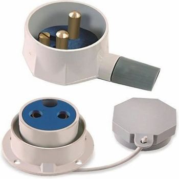 Metal Clad Plugs Socket Brand Excell Material Metal Finish Powder Coated Pin Type 3 Pin Socket Socket With Shutter Yes Shock Resistance Shock Proof - Arora Switch Gears Private Limited - India