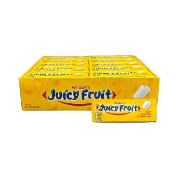 Juicy Fruit Gum Original Flavor Chewing Candy With Smooth Texture And Refreshing Taste For Customers Of All Age Groups - TRADECENTRIC LLC - United States