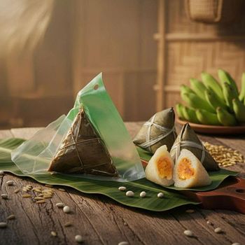 Vietnamese sticky rice cake with mung bean and salted egg Weight (kg) 0.135 Place of Origin Vietnam Freezing Temperature -25 - Công ty TNHH Thương Mại Xuất Nhập Khẩu Tân Gia Thành - Vietnam