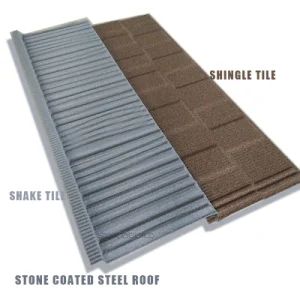 Stone Coat Metal Roof Prices Shingles Roofing Materials Waterproof Galvanized Roof Tile - Hangzhou Singer Building Materials Co., Ltd. - China