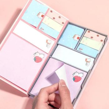Custom Sticky Notes Pad Printed Logo Irregular Shapes New Style Daily Writing Paper Memo Pads - Newstar Industrial Limited - China
