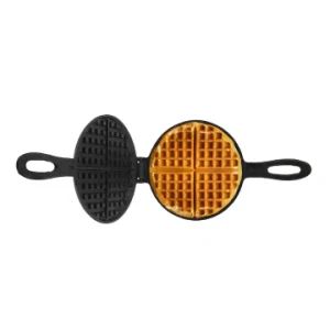 Old Fashioned Waffle Pan Round Double Side Bakeware Breakfast Cast Iron Waffle Maker - Hebei Debien Technology Co., Ltd. - China