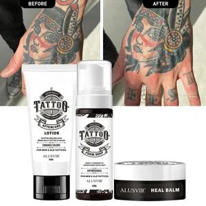 Tattoo Aftercare Set Private Label Moisturizing Aftercare Tattoo Foam Wash Cleanser Soothing - Guangzhou Chingo Cosmetic Co., Ltd. - China