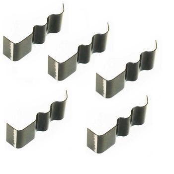 Spring Steel Wire Clip, for Construction Pack Type Box Finishing Polished Material Spring Steel Application - S M Sales Corp - India