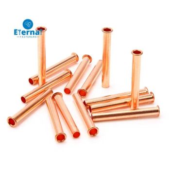 DIN7340 Copper Eyelets Hollow Rivets for PCB Fasteners Origin China Model NO. DIN7340 HS Code 7318160000 Trademark OEM, - Guangzhou Eternal Fasteners Technology Co., Ltd - China