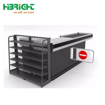 Retail Grocery Store Supermarket Cashier Checkout Counter with Conveyor Belt - Suzhou Highbright Enterprise Limited - China