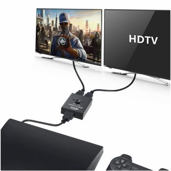UHD 4K HDMI 2.0 Splitter Switch 2x1 Or 1x2 HDMI Bi-Directional Switcher Box Support - Hi Fin Eye - India