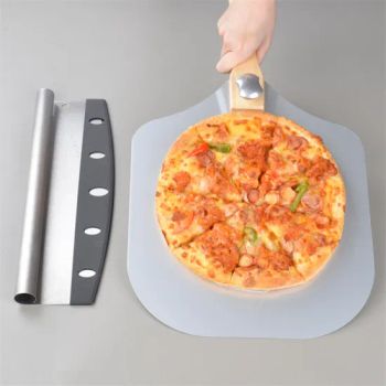 Bakeware Pizza Making Tools & Oven Accessories 12inch Pizza Peel Cutter Set - Zhongshan Mingxin Silicone Manufactory - China