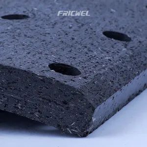 Truck Brake Shoes/ Brake Linings for Spare Parts ISO9001 - FRICWEL AUTOMOTIVE LIMITED - China