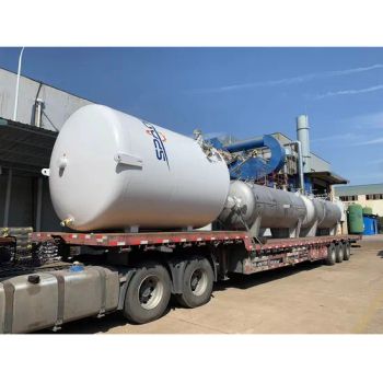 Double-Layer Perlite Insulation Cryogenic Tank for 10 M3 of Lo2 / Ln2 / Lar - Yangzhou Giant Machinery Co., Ltd. - China