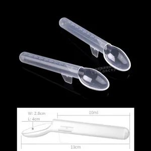 10ml Transparent Plastic Measuring Scoop Portable PP Feeder Baby Feeding Spoon - ZHUHAI KAMEDA TECHNOLOGY CO., LTD - China