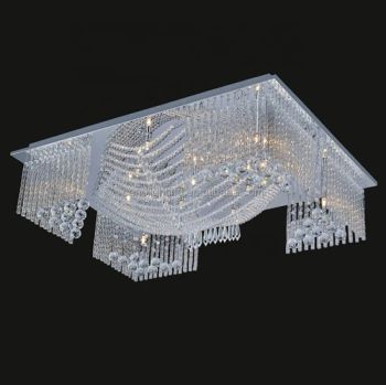 Contemporary Crystal Beads Flush-Mount Ceiling Lamp for Decoration Ceiling Light - Jiangmen Hengzhi Lighting Co., Ltd. - China