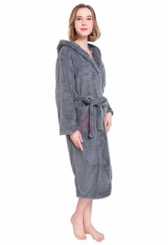 Manufacturer Comfortable Hotel SPA Home Cloth Velour Fleece Terry Bathrobe - Ningbo Artisan Import & Export Co., Ltd. - China