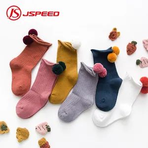 Child Lovely Anti Slip Fluffy Balls Shoes Girl's Socks Origin China Age Children Height Middle Season Winter Gender - Shanghai Jspeed Industry Co., Ltd. - China