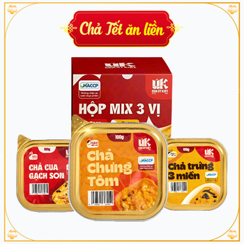 Hop Mix 3 Vi Cha Chung An Lien (Set of 3 Packs Ready-to-Eat Steamed Meatloaf) - Highper - Angola