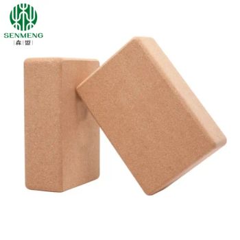 Yoga Blocks Natural Cork High Density Yoga Block with Eco Friendly - Xi'an Senmeng Cork Co., Ltd - China