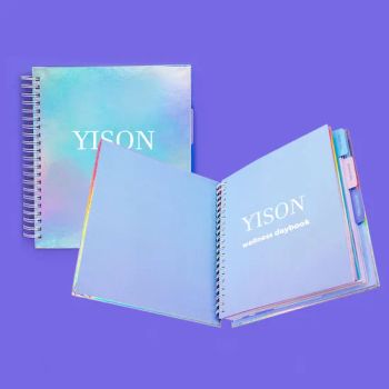 2025 Custom Private Label Glitter Holographic Journal Planner Dividers Undated Diary Planner Notebook - Guangzhou Yison Printing Co., Ltd. - China