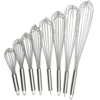 24 Inch Baking Kitchen Tools Handle Beater Stainless Steel Egg Whisk - Jiangmen Xinhaohui Kitchenware Manufacturing Co., Ltd - China