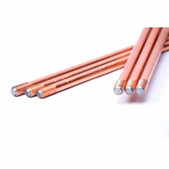 Solid Copper Earth Rods Material Copper Certification Iso 9001 Corrosion Resistance High Installation Method Threaded Grounding Performance Low - Ennob Infraa Solution - India