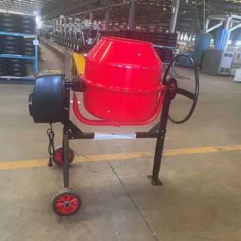 Red Steel Drum Construction Machine Mixer Concrete Vibrator Mixer 140L Portable Concrete Mixer - Qingdao Trade Peak Co., Ltd. - China