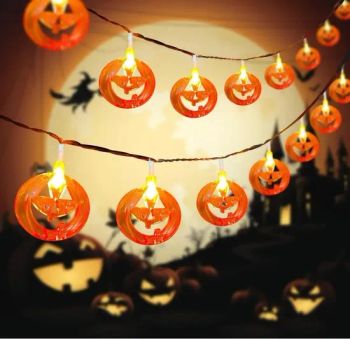 Sales1 Orange Jack O Lantern Twinkle Fairy Halloween Pumpkin String Lights - Ningbo Goldmore Industrial Co., Ltd. - China