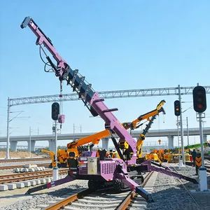Hybrid Spider Crane Electric and Diesel for Glass Installation and Construction Crawler Crane Compact Crane Steel Structure 1.2t1.5t2t3t4t5t8t10t12t16t - East Intelligent Technology (Jinan) Co., Ltd. - China