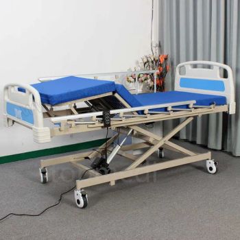 Modern Hospital Furniture Three Functions Manual Hospital Bed - GUANGZHOU TOPMEDI CO., LTD. - China