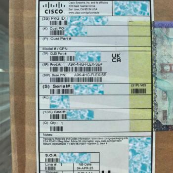 A9K-4hg-Flex-Se in Stock Cisco Card Asr 9000 400ge Service Edge Combo Line Card - 5th Gen Network - Beijing Zhiyun Youxin Technology Co., Ltd - China