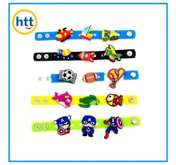 Promotional Sport Wristbands Adjustable Kids Superman Strongman Hero Style Silicone Bracelets - DONGGUAN HUI TAI TONG TECHNOLOGY CO., LIMITED - China