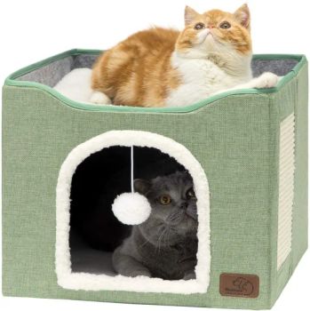 Warm Foldable Cat Beds Washable Cat Bed Wholesale Scratcher Pet Beds Accessories - Jinhua Saving Industry and Trade Co. Ltd - China