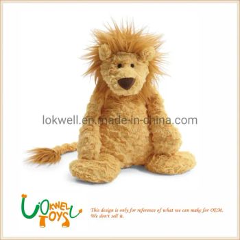 Hot Sale Popular Lion Stuffed Plush Doll Stuffed Animal Toys Type Animal Origin China Age All Ages Trademark OEM Material - Dongguan Lokwell Toys Co. Ltd. - China
