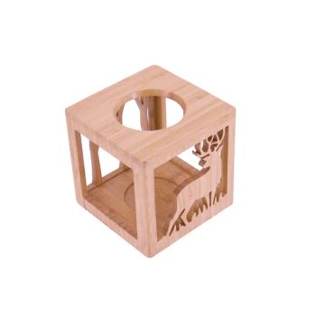 Bamboo Lamp Candle Holder Size Small Shape Square Origin China Style Fashion Material Bamboo Model NO. HYH05029 HS Code 4421919090 - Fujian Hoyee Household Items Co., Ltd. - China
